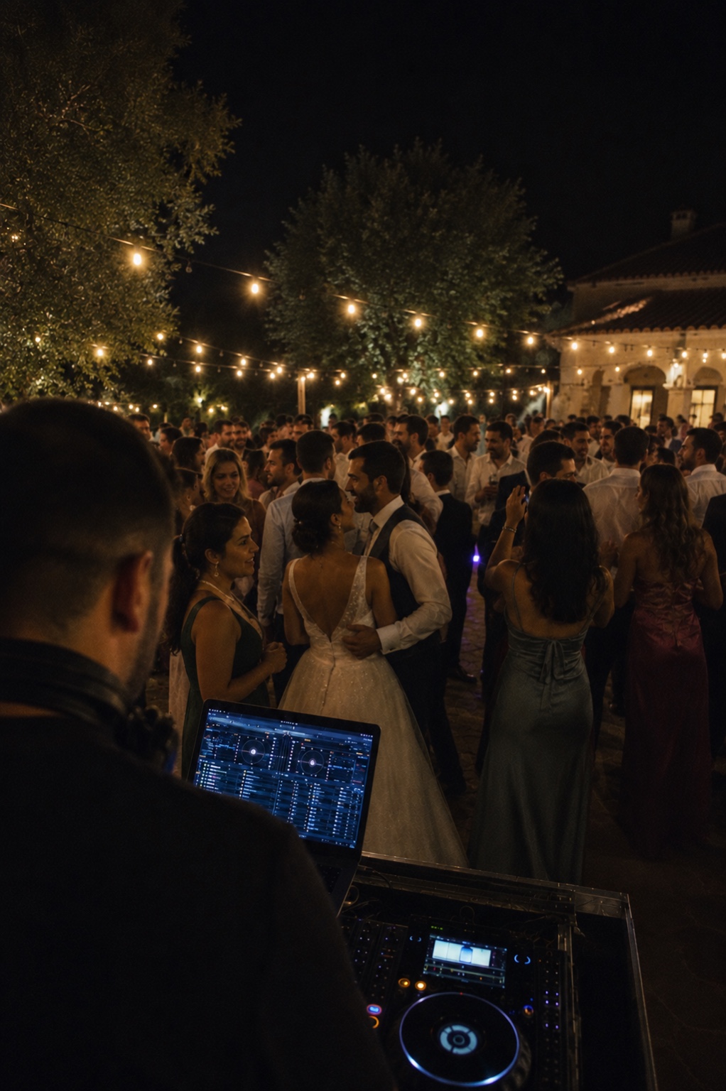 After party at an Italian wedding