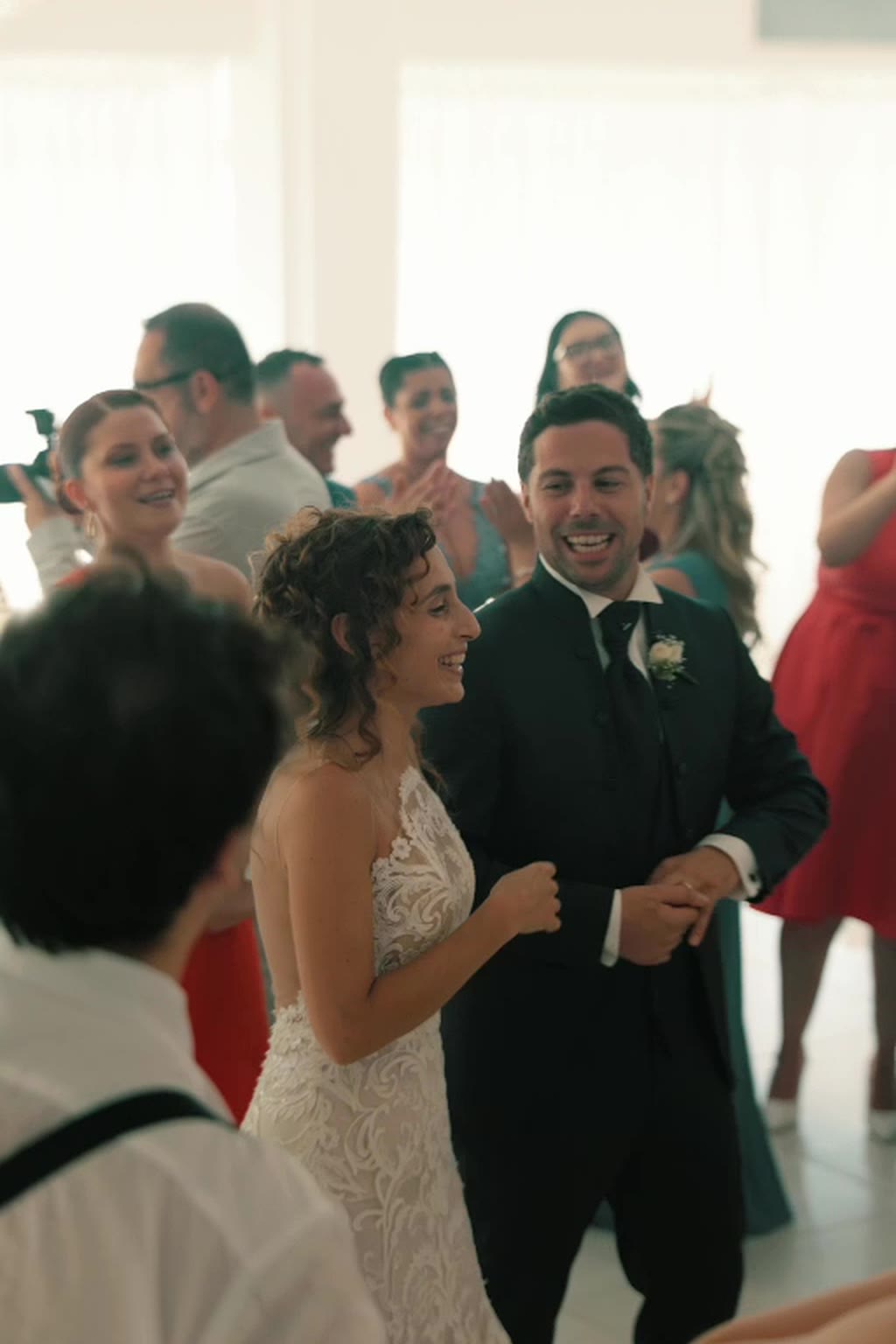 Momento dance durante un matrimonio